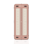 Aquaboard Lovee rosa vista do produto com superfície antiderrapante e marcas para exercícios. ::visuel:rose